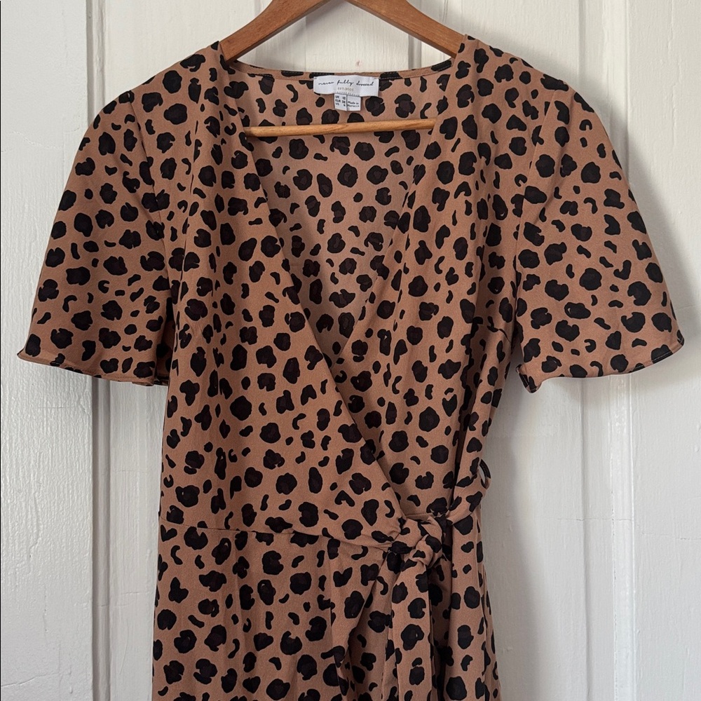 Never Fully Dressed Animal Print Dress